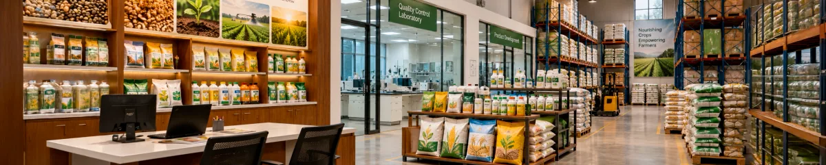 Agri-input dealer counter with branded corporate gift boxes
