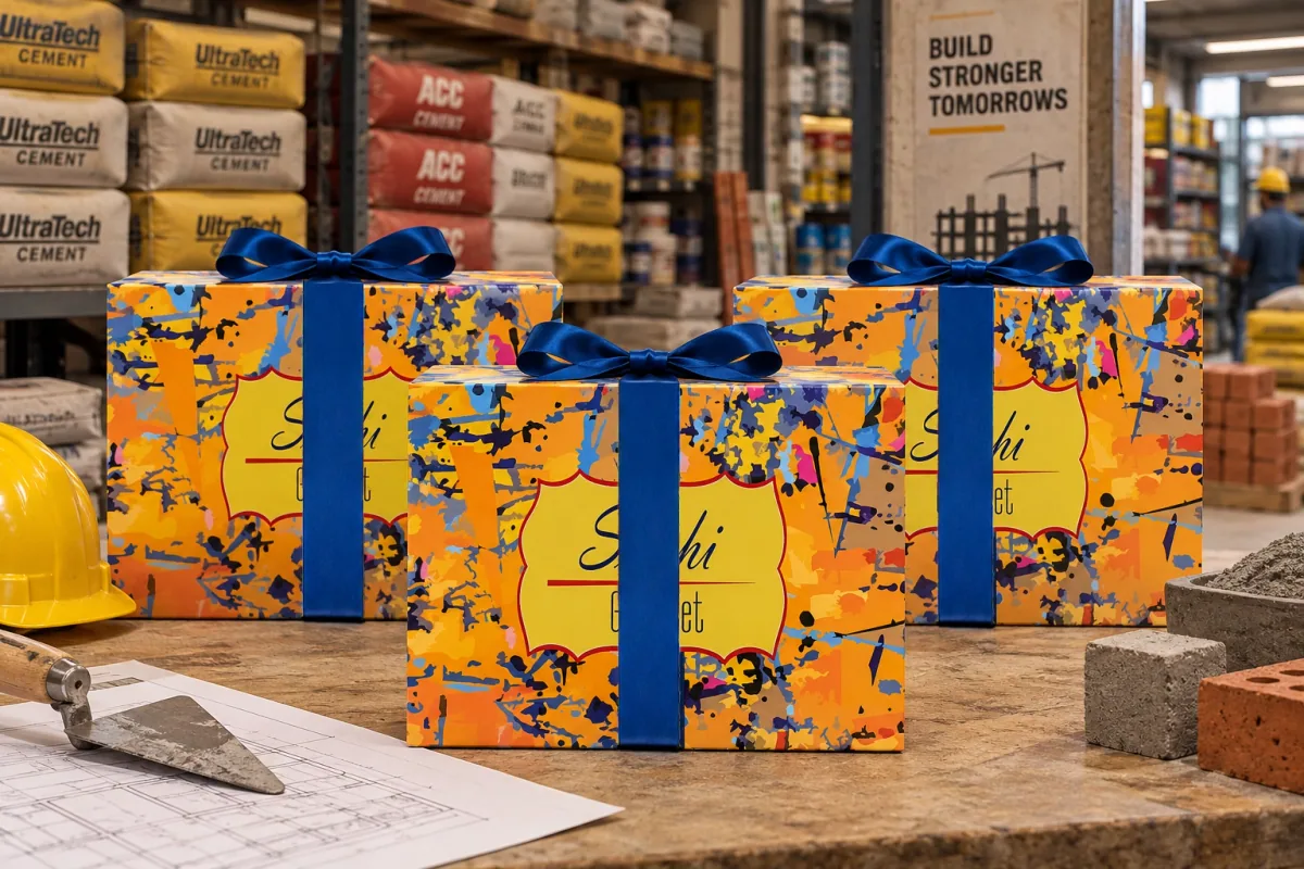 A pan-India cement company ran its Holi gifting with us.